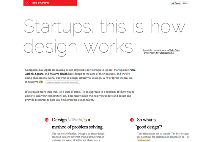 Startups, This Is How Design Works website preview